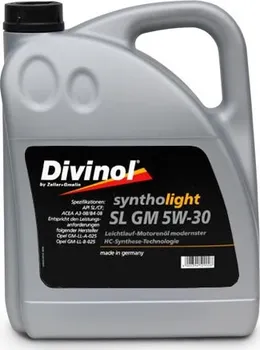Motorový olej Divinol Syntholight Opel 5W-30