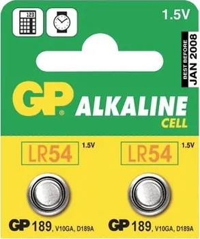 článková baterie Baterie LR54 (189) GP alkalická
