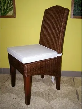 Jídelní židle Ratanová jídelní židle Corina tmavá 