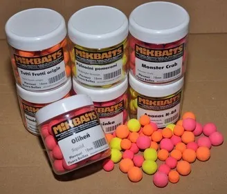 Boilies Mikbaits Plovoucí boilie Zrající Banán 14mm 250ml