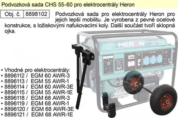 Příslušenství k čerpadlu HERON CHS 55-60 podvozková sada 8898102