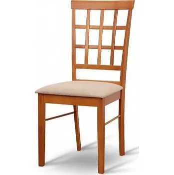 Jídelní židle Židle, třešeň/látka slabě hnědá, GRID 