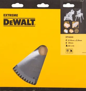 Pilový kotouč DeWALT DT4286 216 x 30 x 2,6 mm 80 zubů