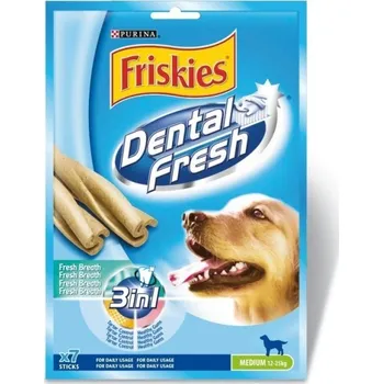 Pamlsek pro psa Purina Friskies Dental Fresh 3 in 1 M 180 g