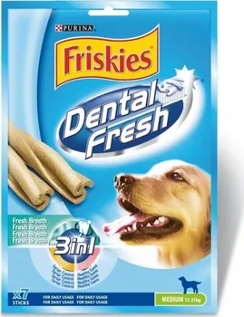 Pamlsek pro psa Purina Friskies Dental Fresh 3 in 1 M 180 g