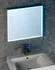 Zrcadlo FLOAT zrcadlo s LED osvětlením 70x50cm, bílá