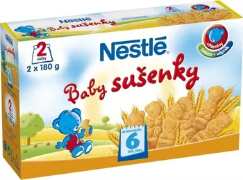 Nestlé Baby sušenky 2 x 180 g