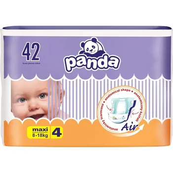 Plenkové kalhoty Panda Maxi 8-18 kg, 42 ks