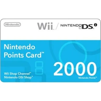 Příslušenství pro konzole Nintendo Points Card 2000 Points