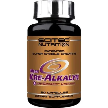 Kreatin Recenze Scitec Nutrition Mega Kre-Alkalyn 80 kapslí