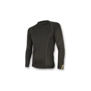 Oblečení a móda Sensor Merino Wool Active dlouhý rukáv černé