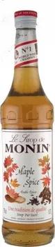 Sirup Monin Maple Spice - kořeněný javorový sirup 0,7 l