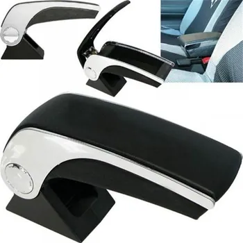 Loketní opěrka Opěrka loketní Carpoint se schránkou Elite 2 - chrom / černá kůže