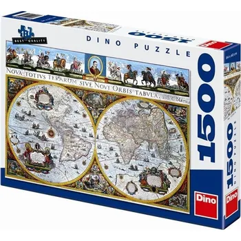 Puzzle Dino Historická mapa 1500 dílků
