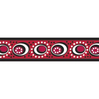 Red Dingo vodítko 25 mm x 1,8 m se vzorem