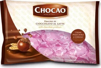 Bonbon Vergani Chocao Čokoládové pralinky s oříškovou náplní růžové 1kg