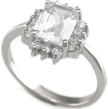 Prsten Silvego stříbrný prsten - zirkony KR2520