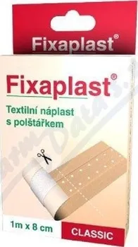 Náplast Náplast Fixaplast Classic 1mx8cm text.s polšt.