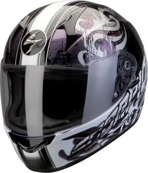 Helma na motorku Scorpion EXO-410 AIR černá lesklá XXL