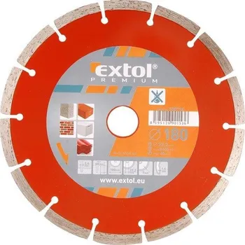 Řezný kotouč EXTOL PREMIUM kotouč diamantový řezný 150x22,2mm SEGMENTOVÝ - suché řezání 108713