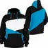 Pánská mikina Mikina Urban Classics Zig Zag Hoody Men Hoodie černá / tyrkysová