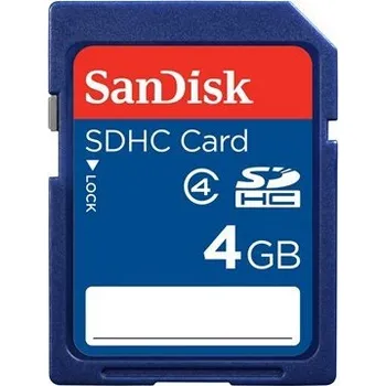 Paměťová karta SanDisk SDHC Card 4 GB Class 4 (SDSDB-004G-B35)