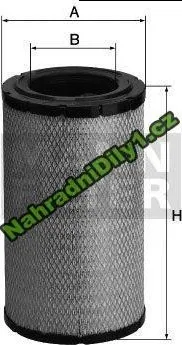 Vzduchový filtr Filtr vzduchový MANN (MF C1196/2)