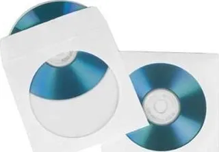 Hama CD Paper Sleeves white 100 pack