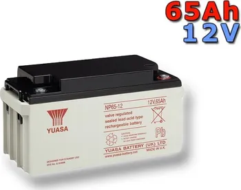 Záložní baterie Staniční (záložní) baterie YUASA NP65-12, 65Ah, 12V
