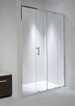 Sprchové dveře Jika CUBITO PURE sprchové dveře 1000x1950 dvojdílné transparentní sklo 2.4224.3.002.668.1