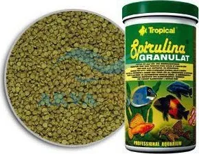 Krmivo pro rybičky Tropical Spirulina Granulat 100ml