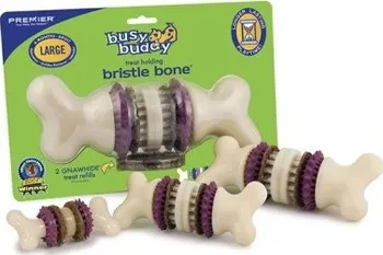 Hračka pro psa Busy Buddy Bristle Bone L