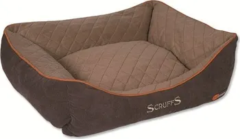 Pelíšek pro psa Scruffs Thermal Box Bed M 60x50cm hnědý