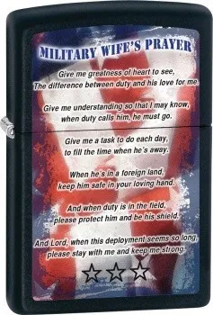 Zapalovač 26418 Military Wifes Prayer