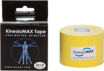 Tejpovací páska Tejp. KinesioMAX kinesio tape žlutá 5cmx5m