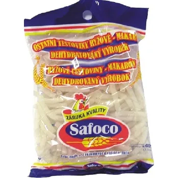 Safoco Foodstuff Rýžové těstoviny Makaróny 200 g
