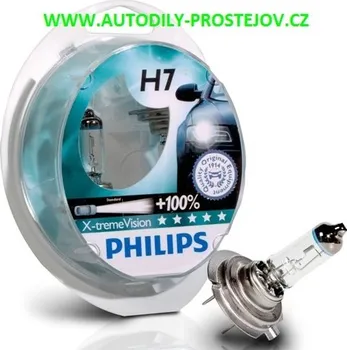 Autožárovka PHILIPS H7 12V 55W X-TREME VISION +100%