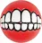 ROGZ GRINZ míček se zuby, červený 7,8 cm