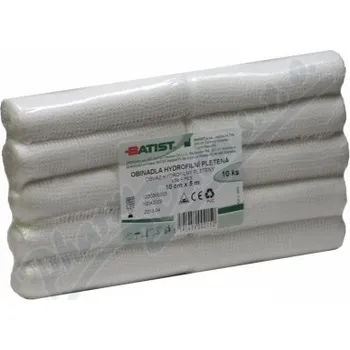 Batist Medical hydrofilní obinadlo 10 cm x 5 m 10ks
