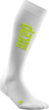 Dámské ponožky CEP dámské běžecké podkolenky ultralight - bílá / zelená IV 