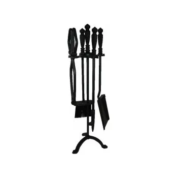 Krbové nářadí Sada krbového nářadí 24B 60 cm černá 4 ks