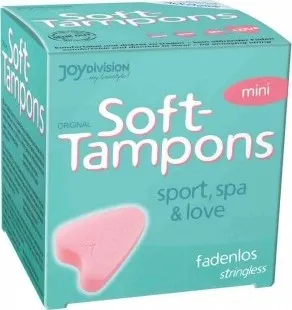 Hygienické tampóny Soft tampony - mini 3 ks