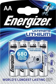 článková baterie Energizer Ultimate Lithium AA 4ks