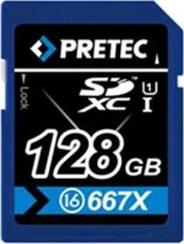 Paměťová karta Pretec 128 GB SDXC 667x UHS-I 