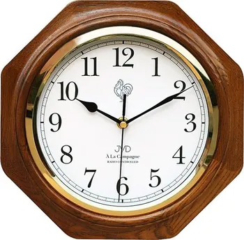 Hodiny Dřevěné rádiem řízené nástěnné hodiny JVD NR7172.1 ve francouzském vzhledu 