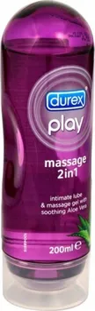 Lubrikační gel Durex Play Massage gel 2 in 1 Aloe 200 ml