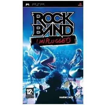 Hra pro starou konzoli Rock Band Unplugged PSP
