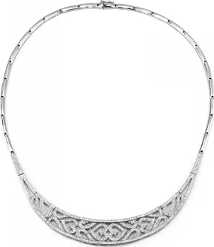 Náhrdelník Luxusní stříbrný náhrdelník PREA JJJN0287