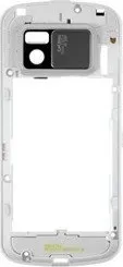 Náhradní kryt pro mobilní telefon NOKIA N97 střední kryt white / bílý