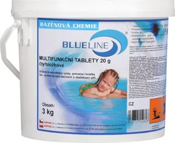 Bazénová chemie Blue Line multifunkční tablety 20 g čtyřsložkové
